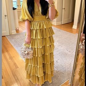 Red Dress Boutique gold maxi dress